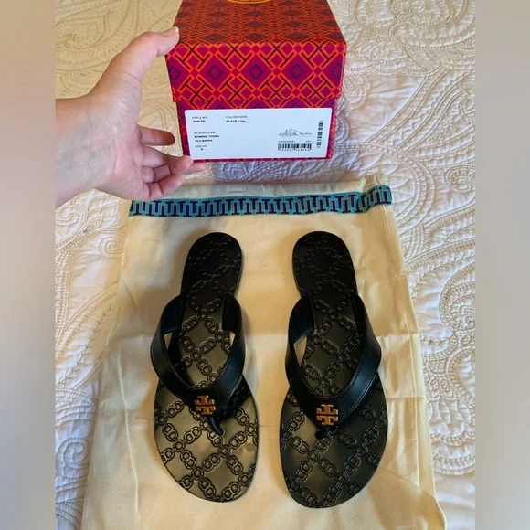 NWT - Tory Burch - Monroe Thong - Size 9 - Picture 5 of 5